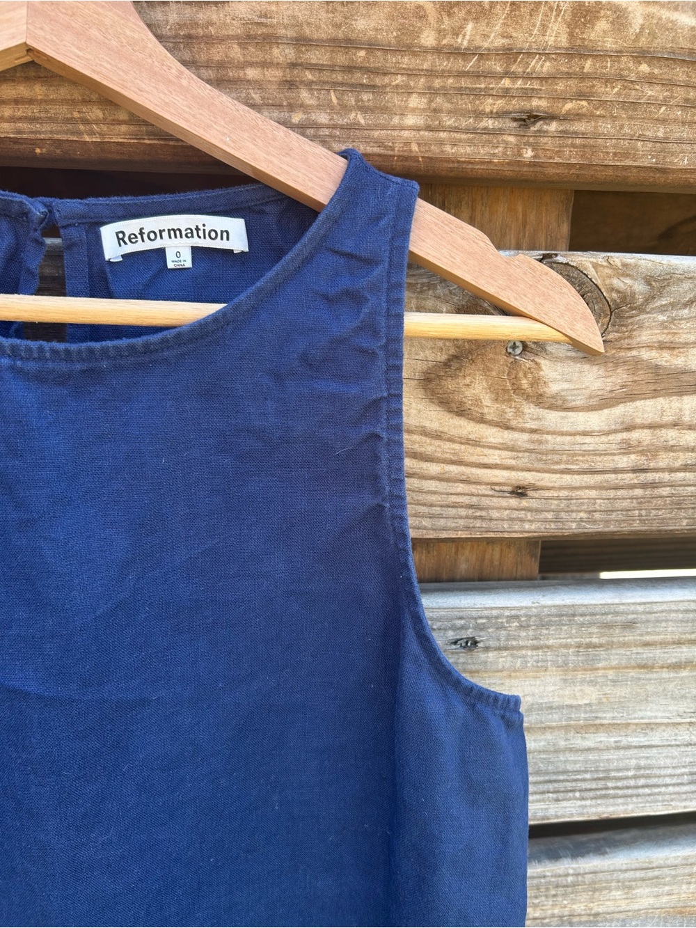 Reformation Jessi Linen Mini Dress - 0 - Picture 4 of 8